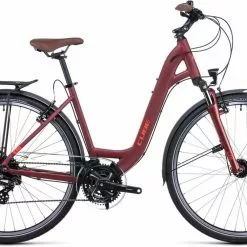 Cube Touring Darkred N Red Trekkingrad Tiefeinsteiger