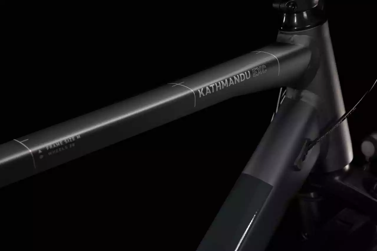 Cube Kathmandu EXC Darkgrey N Grey Trekkingrad Herren – Bild 2