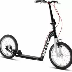 Puky JOKER Schwarz / Weiß Scooter Mit Luftbereif. U. Speichenrädern