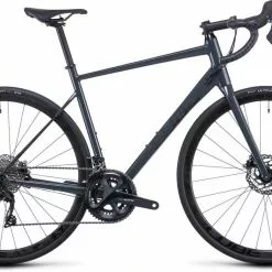 Cube Attain SL Grey N Black Aluminium Rennrad Herren