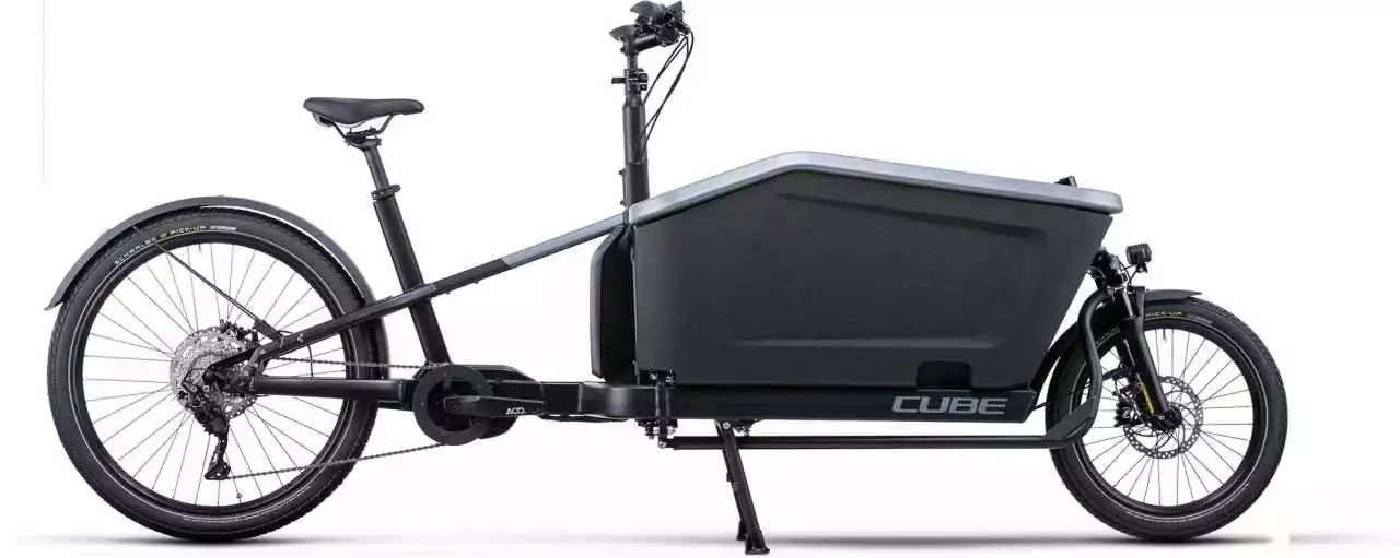 Cube Cargo Sport Dual Hybrid 1000 Flashgrey N Black E-Bike Lastenfahrrad