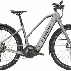 Trek Allant+ 8S Stagger Matte Gunmetal 45km/h E-Bike Trekkingrad Damen
