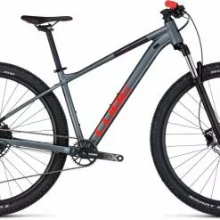 Cube Analog Flashgrey N Red Hardtail Mountainbike