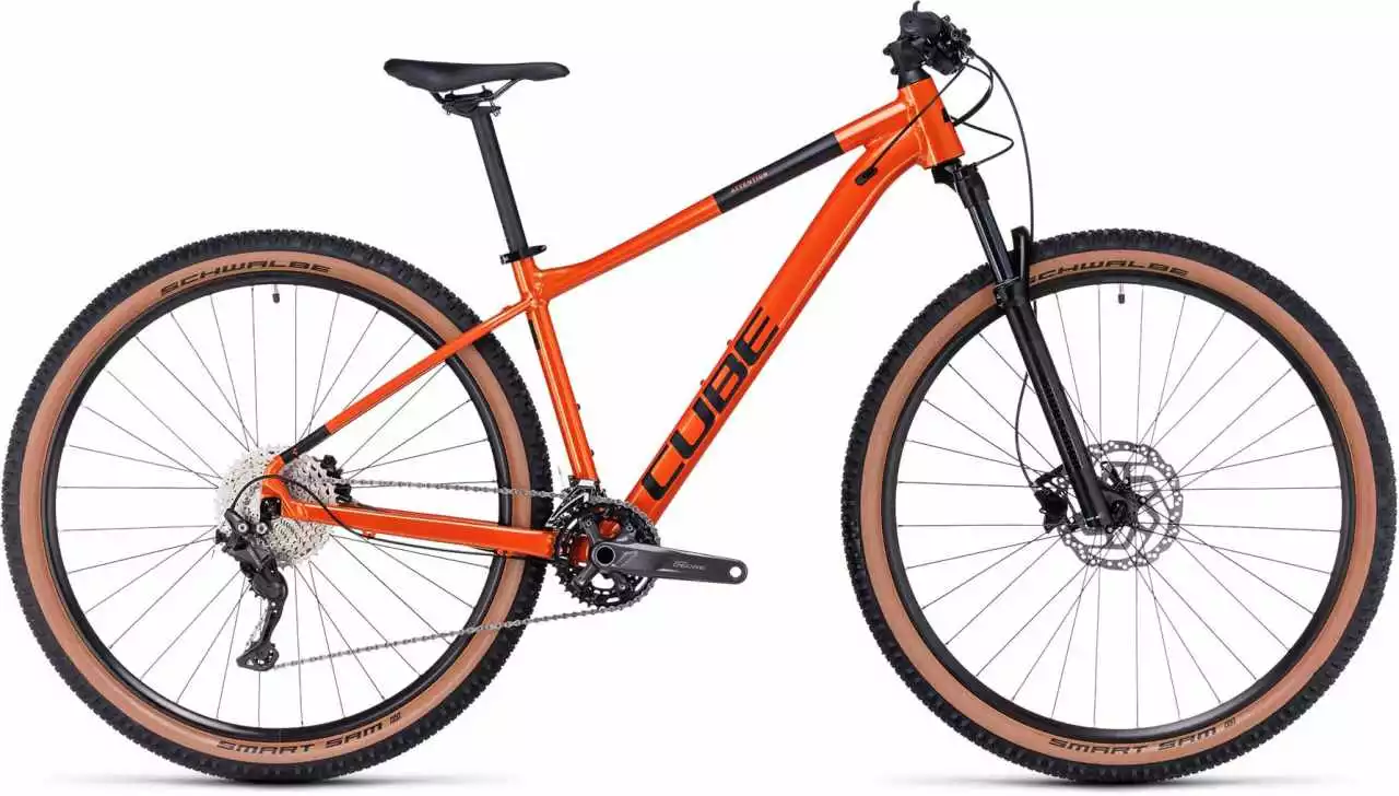 Cube Attention Fireorange N Black Hardtail Mountainbike