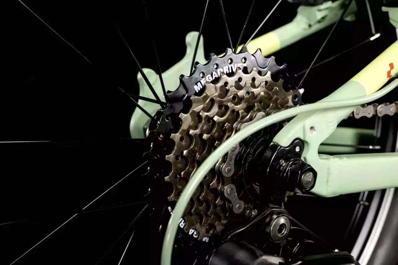 Cube Acid 200 Green N White Kinderrad 20 Zoll – Bild 3