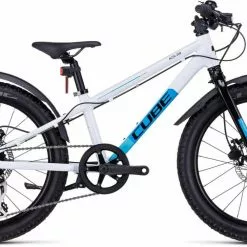 Cube Acid 200 Disc Allroad White N Blue Kinderrad 20 Zoll