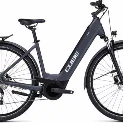 Cube Touring Hybrid ONE 625 Grey N White E-Bike Trekkingrad Tiefeinsteiger