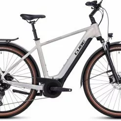 Cube Touring Hybrid Pro 500 Pearlysilver N Black E-Bike Trekkingrad Herren