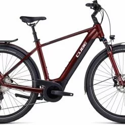 Cube Touring Hybrid EXC 625 Red N White E-Bike Trekkingrad Herren
