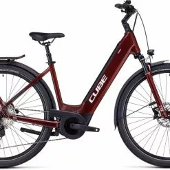 Cube Touring Hybrid EXC 625 Red N White E-Bike Trekkingrad Tiefeinsteiger