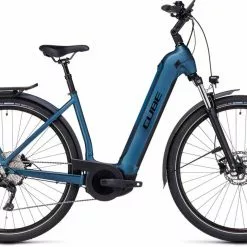 Cube Kathmandu Hybrid ONE 750 Blue N Black E-Bike Trekkingrad Tiefeinsteiger