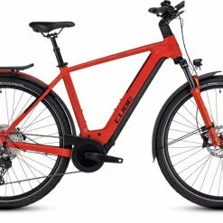 Cube Kathmandu Hybrid EXC 750 Red N Black E-Bike Trekkingrad Herren