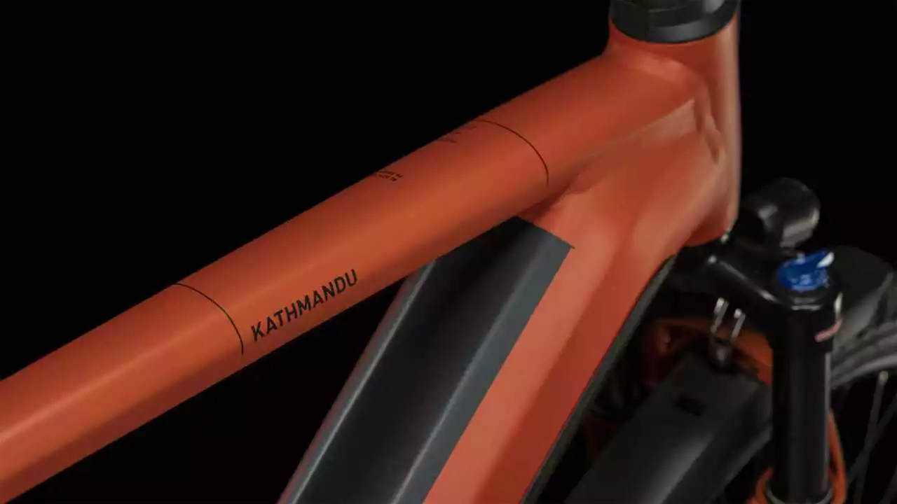 Cube Kathmandu Hybrid EXC 750 Red N Black E-Bike Trekkingrad Herren – Bild 2