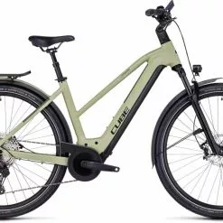 Cube Kathmandu Hybrid SLX 750 Green N Olive E-Bike Trekkingrad Damen