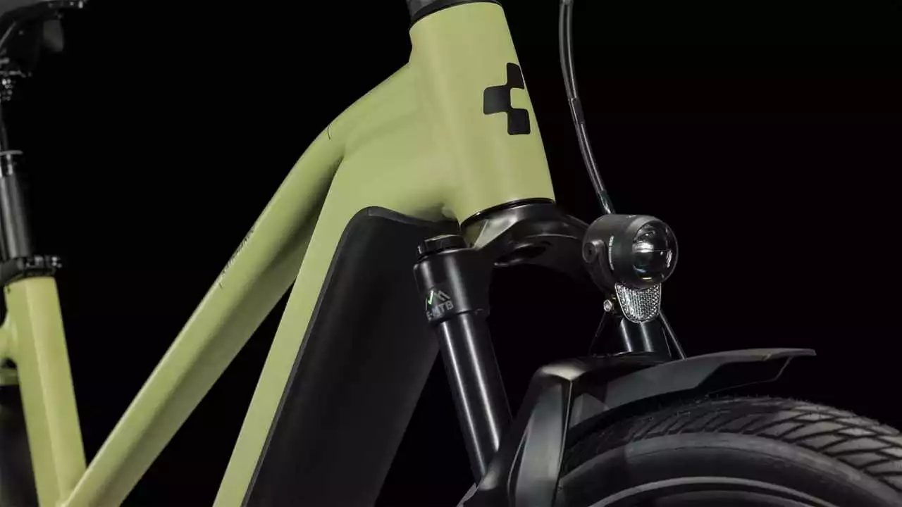 Cube Kathmandu Hybrid SLX 750 Green N Olive E-Bike Trekkingrad Damen – Bild 6