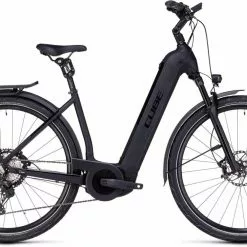 Cube Kathmandu Hybrid SLT 750 Black N Metal E-Bike Trekkingrad Tiefeinsteiger