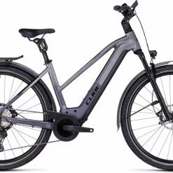 Cube Kathmandu Hybrid SLT 750 Prizmsilver N Grey E-Bike Trekkingrad Damen