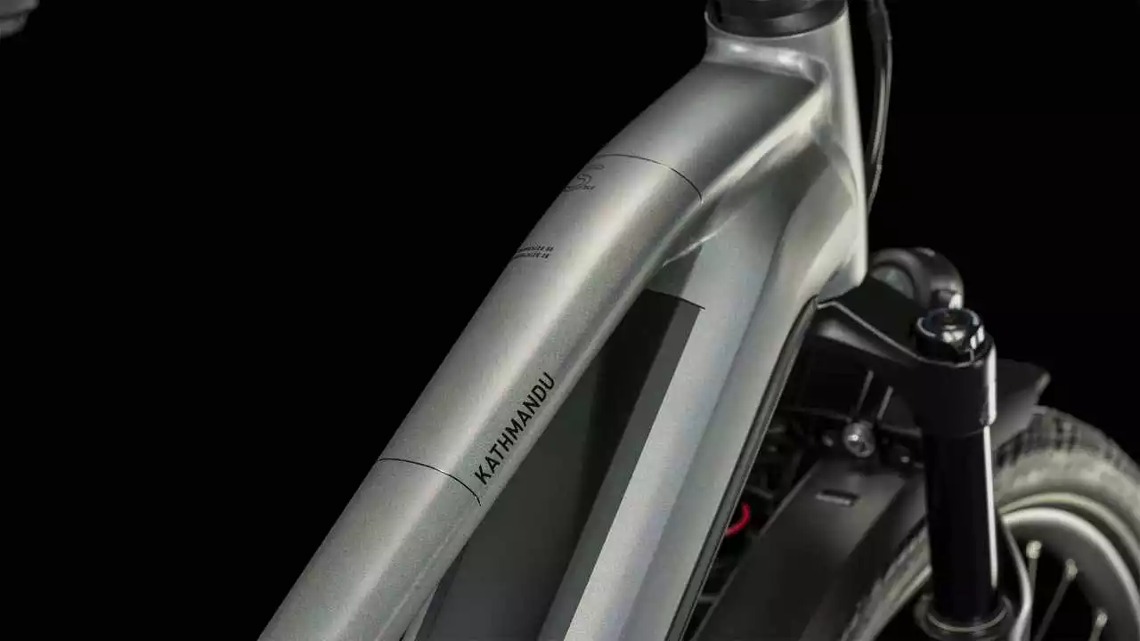 Cube Kathmandu Hybrid SLT 750 Prizmsilver N Grey E-Bike Trekkingrad Damen – Bild 2