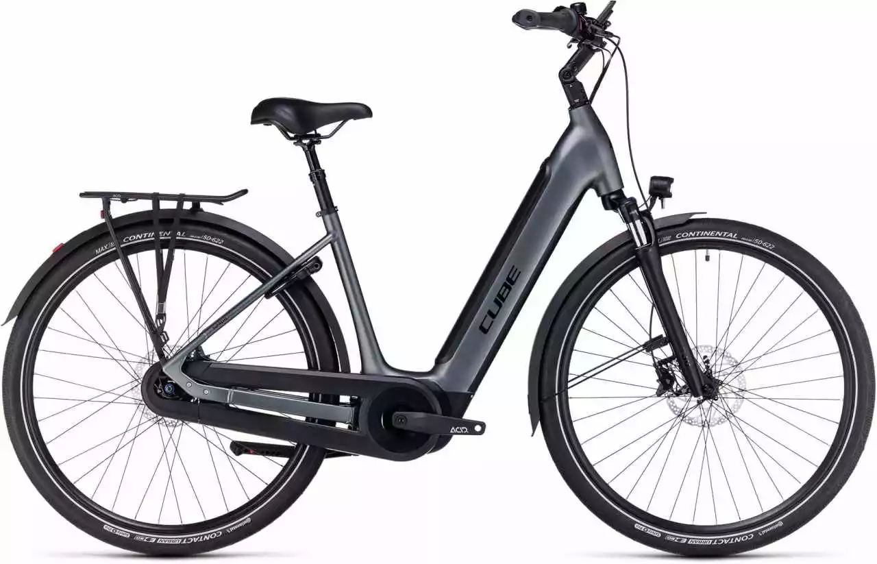 Cube Supreme Hybrid Pro 625 Flashgrey N Black E-Bike Trekkingrad Tiefeinsteiger