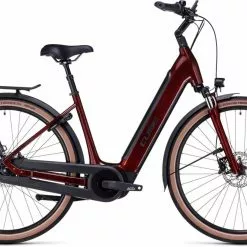 Cube Supreme Hybrid Pro 625 Red N Black E-Bike Trekkingrad Tiefeinsteiger