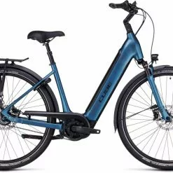 Cube Supreme Hybrid EXC 500 Blue N Black E-Bike Trekkingrad Tiefeinsteiger