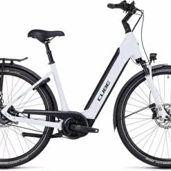 Cube Supreme RT Hybrid EXC 500 Flashwhite N Black E-Bike Trekkingrad Tiefeinsteiger