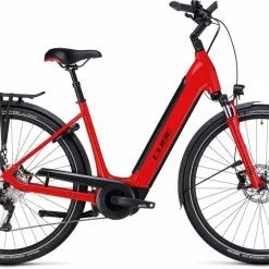Cube Supreme Sport Hybrid Pro 625 Red N Black E-Bike Trekkingrad Tiefeinsteiger