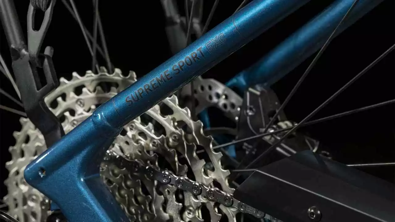 Cube Supreme Sport Hybrid EXC 625 Blue N Black E-Bike Trekkingrad Tiefeinsteiger – Bild 5