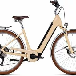 Cube Ella Ride Hybrid 500 Honey N White Retro E-Bike Trekkingrad Tiefeinsteiger