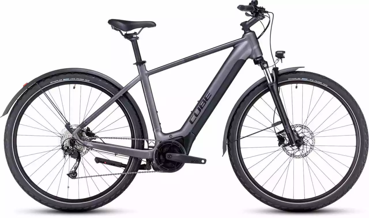Cube Nuride Hybrid Performance 625 Allroad Graphite N Black E-Bike Trekkingrad Herren