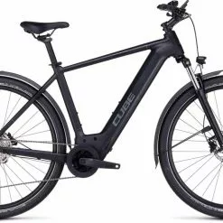 Cube Nuride Hybrid Pro 625 Allroad Black N Metal E-Bike Trekkingrad Herren
