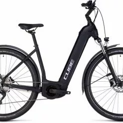 Cube Nuride Hybrid Pro 625 Allroad Black N Metal E-Bike Trekkingrad Tiefeinsteiger