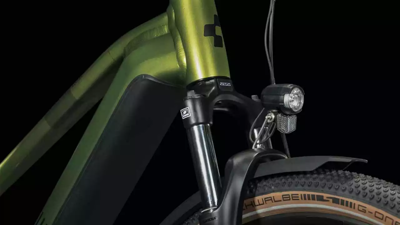 Cube Nuride Hybrid Pro 625 Allroad Shinymoss N Black E-Bike Trekkingrad Damen – Bild 6