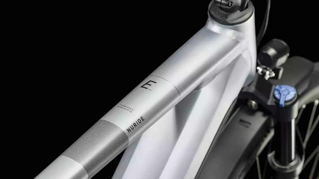 Cube Nuride Hybrid EXC 625 Allroad Polarsilver N Black E-Bike Trekkingrad Herren – Bild 2