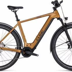 Cube Nuride Hybrid EXC 750 Allroad Caramel N Black E-Bike Trekkingrad Herren