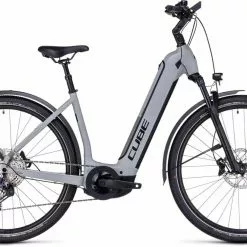 Cube Nuride Hybrid SLX 750 Allroad Grey N Black E-Bike Trekkingrad Tiefeinsteiger