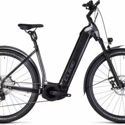 Cube Nuride Hybrid SLT 750 Allroad Grey N Metal E-Bike Trekkingrad Tiefeinsteiger