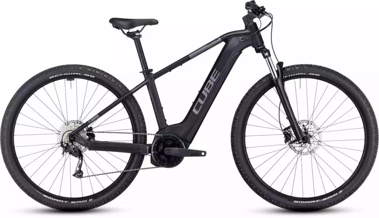 Cube Reaction Hybrid Performance 625 Black N Grey E-Bike Hardtail Mountainbike