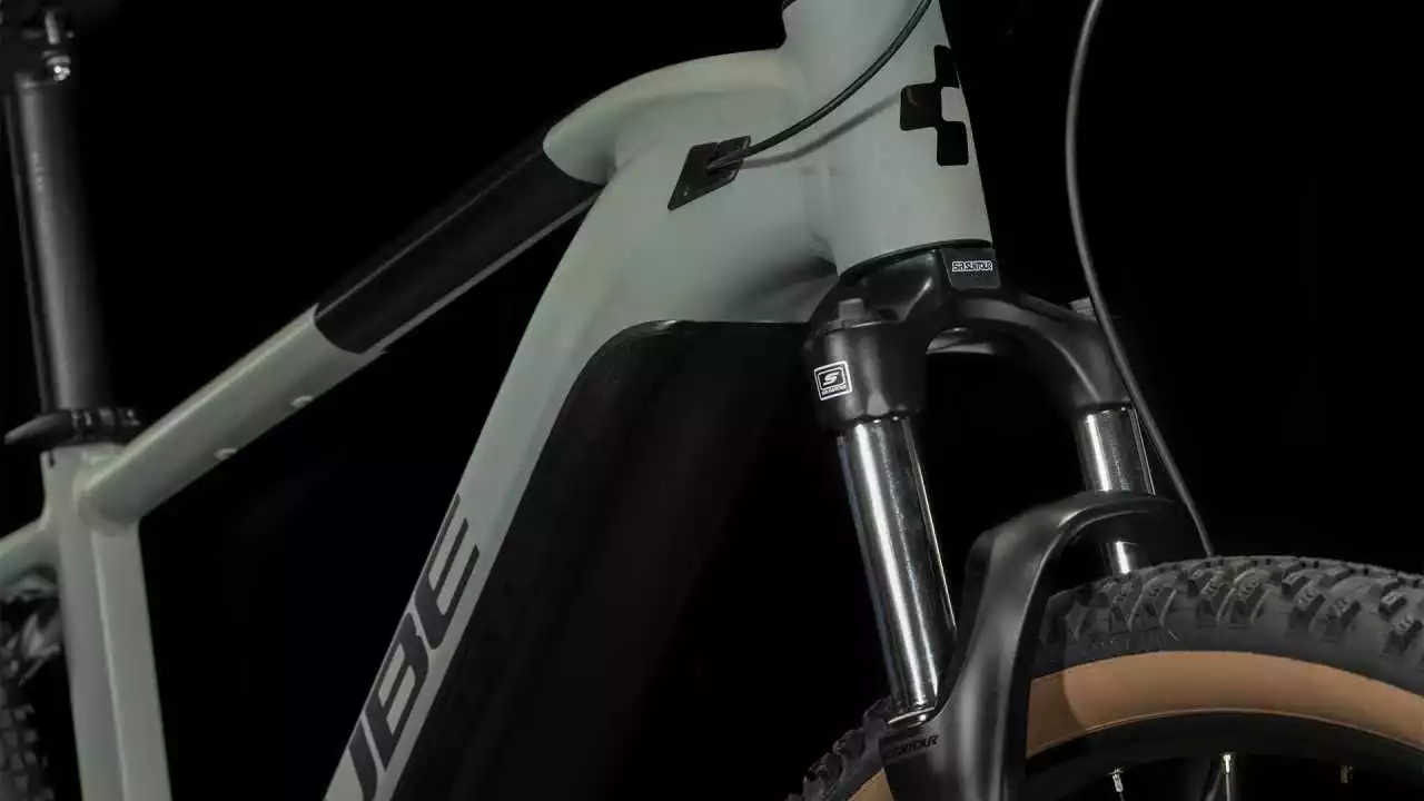 Cube Reaction Hybrid Performance 625 Swampgrey N Black E-Bike Hardtail Mountainbike – Bild 6