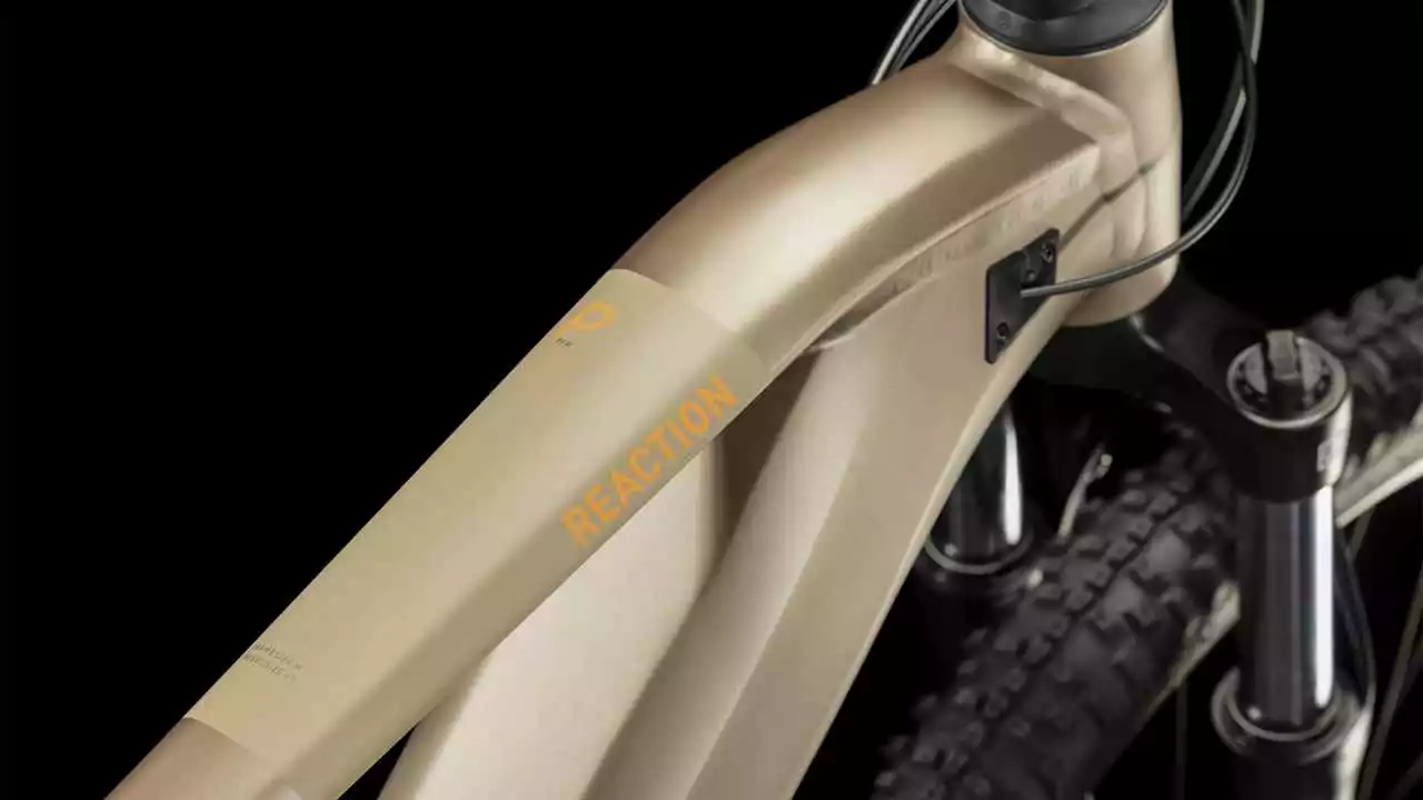 Cube Reaction Hybrid Performance 625 Metallicbrown N Orange E-Bike Hardtail Mountainbike – Bild 2