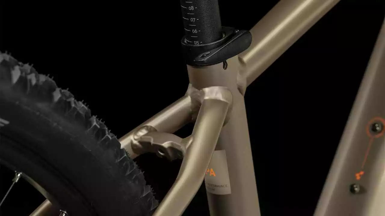 Cube Reaction Hybrid Performance 625 Metallicbrown N Orange E-Bike Hardtail Mountainbike – Bild 5