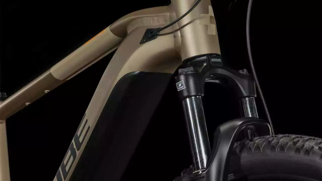 Cube Reaction Hybrid Performance 625 Metallicbrown N Orange E-Bike Hardtail Mountainbike – Bild 6