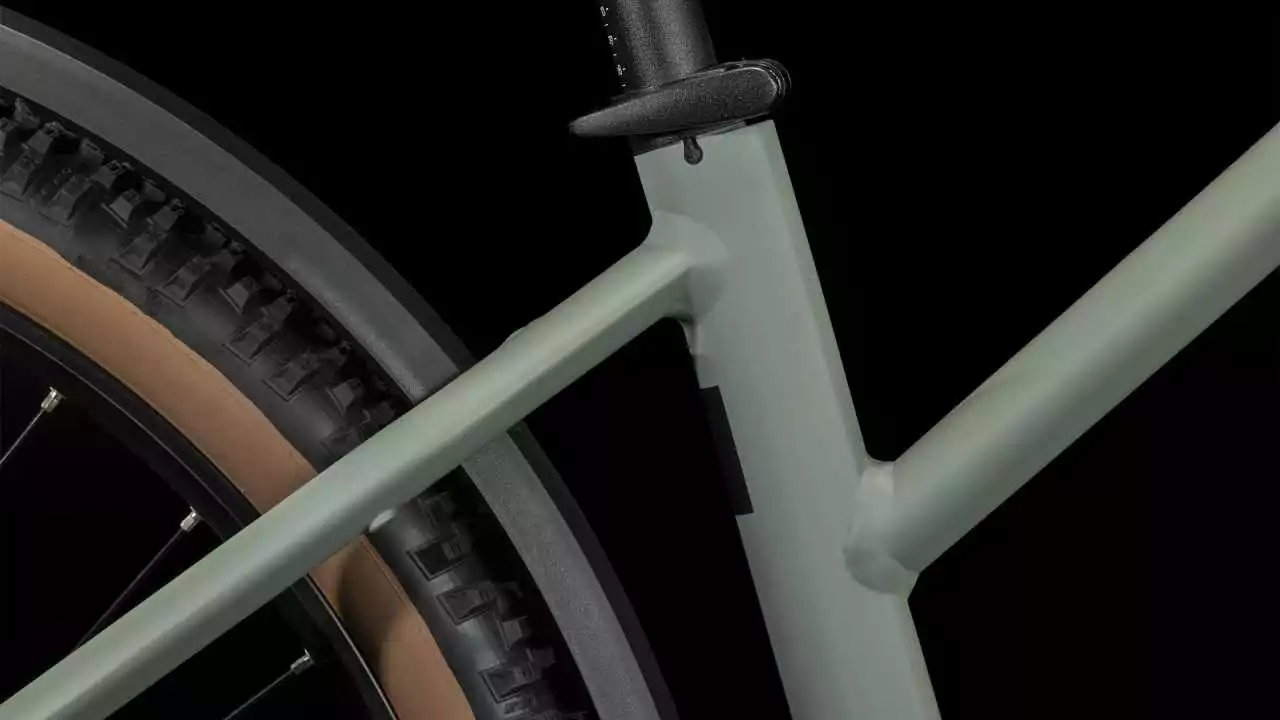 Cube Reaction Hybrid Performance 625 Allroad Swampgrey N Black E-Bike Hardtail Mountainbike Damen – Bild 5