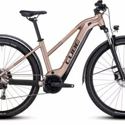 Cube Reaction Hybrid Performance 625 Allroad Metallicbrown N Orange E-Bike Hardtail Mountainbike Damen