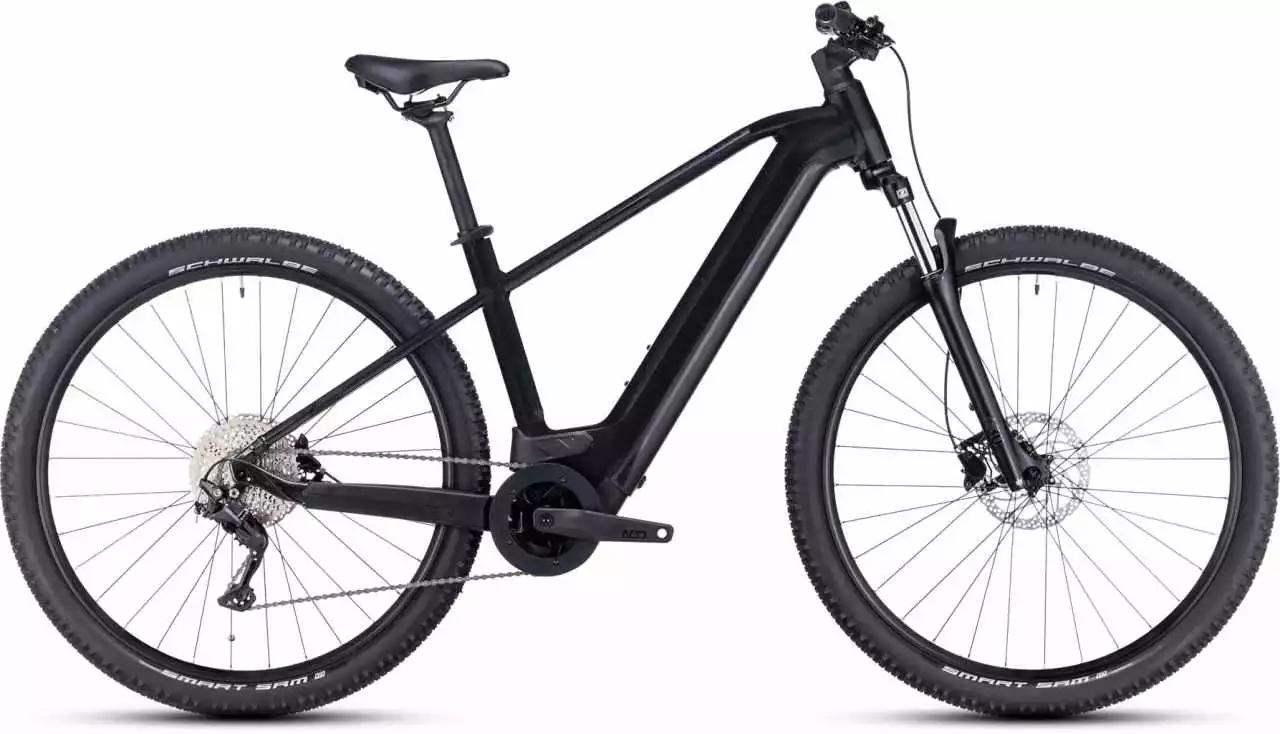 Cube Reaction Hybrid ONE 625 Grey N Black E-Bike Hardtail Mountainbike