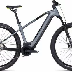 Cube Reaction Hybrid Pro 750 Flashgrey N Green E-Bike Hardtail Mountainbike