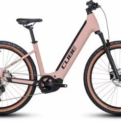 Cube Reaction Hybrid Pro 750 Blushrose N Silver E-Bike Hardtail Mountainbike Tiefeinsteiger