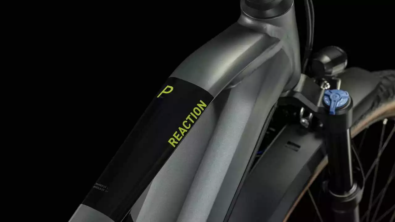 Cube Reaction Hybrid Pro 750 Allroad Flashgrey N Green E-Bike Hardtail Mountainbike – Bild 2