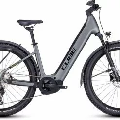 Cube Reaction Hybrid Pro 750 Allroad Flashgrey N Green E-Bike Hardtail Mountainbike Tiefeinsteiger