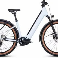 Cube Reaction Hybrid Pro 750 Allroad Flashwhite N Black E-Bike Hardtail Mountainbike Tiefeinsteiger